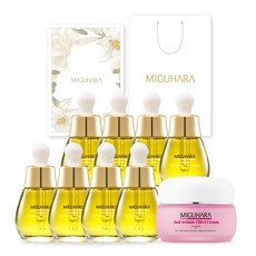 미구하라 화이트닝앰플 20ml x 8p + 안티 링클 크림 50ml 세트, 1세트