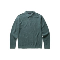 올젠 남성용 데일리 울캐시 카라 티셔츠 ZPA4ET1902