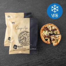 푸딩팩토리 불고기 시카고 치즈피자 (냉동), 370g, 2개