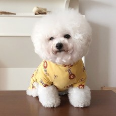 바이담수미 강아지 사자 올인원, 머스타드, 1개