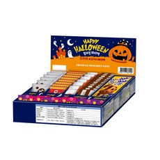 오리온 할로윈 파티팩 촉촉한초코칩 20g x 8p + 리얼브라우니 20g x 12p + 초코송이 36g x 6p + 다이제볼 20.8g x 8p + 예감 치즈그라탕맛 17g x 6p + 더탱글마이구미 9.8g x 15p, 1세트