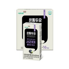 서울에프엔비 온통 서리태 통두유, 190ml, 16개