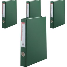 모나미 합지 D링바인더 A4 3cm, 녹색, 4개