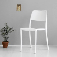  마켓비 MINJAS 의자 화이트 1개 