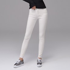 진마니아 여성용 본딩 기모 밑단 컷팅 청바지 CM8W93
