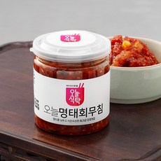 세모수명태회무침