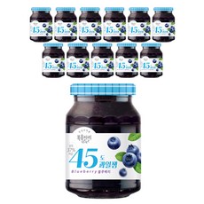 복음자리 45도 과일잼 블루베리, 350g, 12개