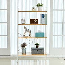 까사마루 비엔 MDF 선반 800 4단, 화이트