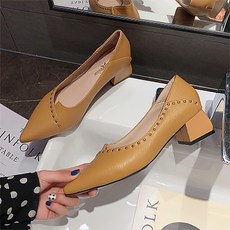 더플로우컴퍼니 비대칭 디자인 징 포인트 플랫 구두