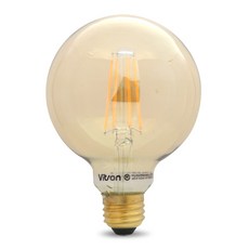 비츠온 LED 에디슨 전구 G95, 전구색, 1개