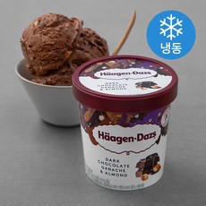 하겐다즈 컵 아이스크림 다크 초콜릿 가나슈 앤 아몬드 파인트, 473ml, 1개