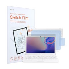 파인피아 종이질감 노트북 액정보호필름 + 외부보호필름 3종 세트 삼성 노트북 NT550EBV, 1세트