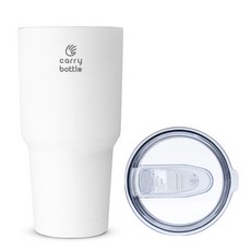 캐리보틀 몬스터 텀블러, 화이트, 900ml