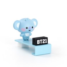 BT21 베이비 모니터받침대 피규어클립 코야 RCL-BT21-BABY-KY, 혼합색상, 1개