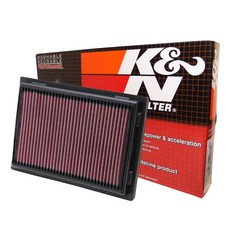케이앤엔 렉서스 ES300H/ES250H/LS460/LS600H/토요다 캠리하이브리드/아발론/라브4 순정형 퍼포먼스 습식 에어필터, 33-2381, 1개