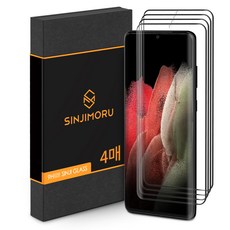 신지모루 풀커버 3D 포밍 커브드 휴대폰 액정보호필름 4p, 1세트