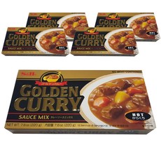 에스앤비골든 카레 매운맛, 220g, 5개