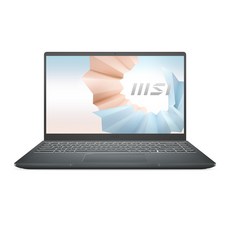 MSI 모던 14 카본그레이 노트북 B10MW (i5-10210U 35.56cm), 미포함, 256GB, 8GB