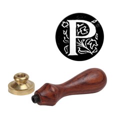 封印黃銅印章, 字母 P, 1個