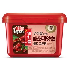 해찬들 우리쌀 매운 고추장 400g + 100g, 500g, 1개