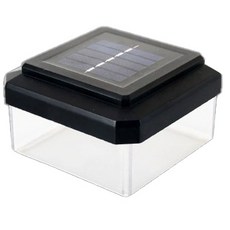 태양광 LED 태양광 포스트캡 정원등 90, 옐로우