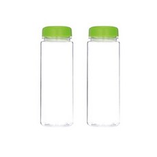 보틀트리 마이보틀 무지 미니 페트 보틀 2p, 그린, 500ml