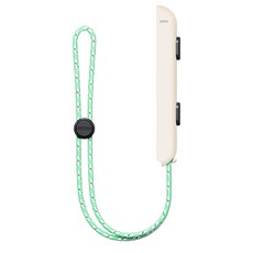 HOHOO Nintendo Switch Dongsup 彩色 Joy-Con 固定帶 白色和綠色, 1個, 單品
