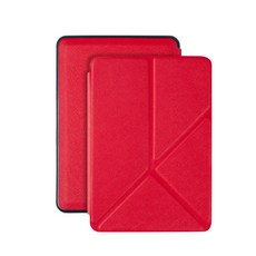 그레이코 2단 거치 스마트 플립 태블릿 케이스, RED