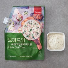 쉐프엠 브레드업 치킨크림베이크 토핑, 1kg, 1팩