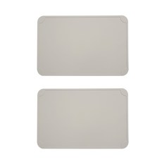 실리콘 버블 테이블매트 2p, 베이지, 42.5 x 28 cm