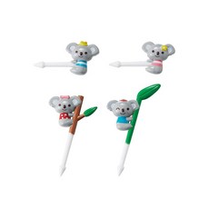 토루네 코알라 도시락픽 P3450, 4개입, 1세트