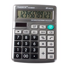 YGANO 전자계산기 TS-8865B, 혼합색상, 1개