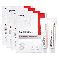 센텔리안24 마데카 인텐스 수딩 마스크 28p + 크림 인텐시브 포뮬러 15ml x 2p, 1세트