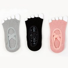굿이너프 나타니 오픈토 필라테스 요가 논슬립 미끄럼방지 양말 3족세트