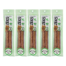 참좋은간식 길개먹개 강아지 간식 2p, 닭고기맛, 64g, 5개