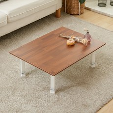  LPM 멀바우월넛 사각 다용도 접이식 테이블 800 x 600 mm 혼합색상  상품 이미지