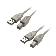 USB 2.0 A B 케이블 SP09, 2개, 5m