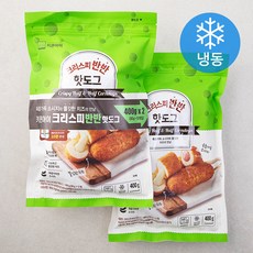 키큰아이 크리스피 반반 핫도그 5개입 (냉동), 400g, 2봉