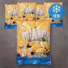 굿프랜즈 흰살 생선까스 (냉동), 1.2kg, 5개