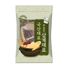 국산재료로 만든 삼계 재료, 100g, 1개