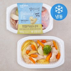 풀무원 잇슬림 밸런스핏 한입닭가슴살 & 감자 (냉동), 180g, 2개