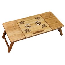 엠에스엘 접이식 대나무 노트북 테이블