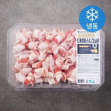 견우푸드 미국산 돌돌말이 대패 삼겹살 (냉동), 1kg, 1개