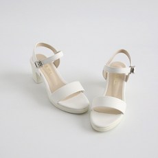 잭앤질 여성용 일자스트랩 통굽샌들 6cm JB1385