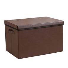 투투톡톡 수납 접이식 리빙박스 S, 브라운, 1개