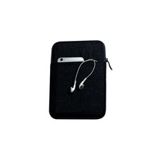 노트북 태블릿 손잡이 극세사 파우치 가방 세로형 hg_d HG-23, 블랙
