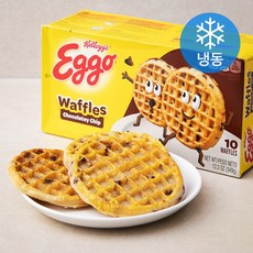 에고 초콜릿칩 와플 (냉동), 349g, 1팩