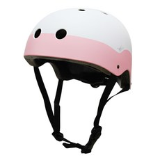 스케이트 보드 헬멧 WH-90, 화이트 + 핑크