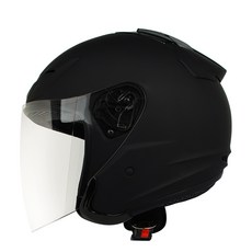 SONIX 오픈페이스 오토바이 헬멧 JX-5, 4 무광블랙