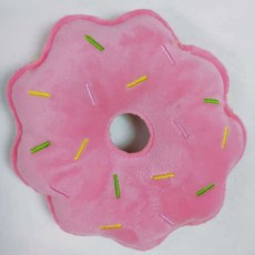 디지티 강아지 천방지축 장난감, 핑크도넛, 1개